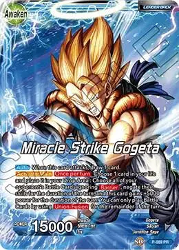Son Goku & Vegeta // Miracle Strike Gogeta (Movie Promo) card art
