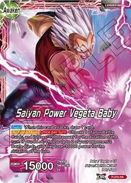 Vegeta Baby // Saiyan Power Vegeta Baby card art
