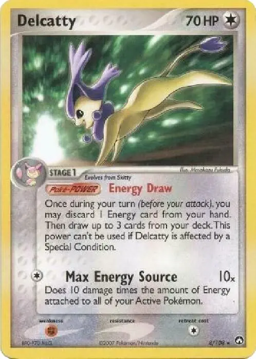 Delcatty - 8/108 (EX Power Keepers) card art