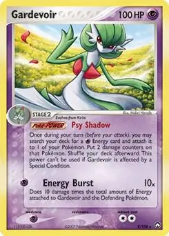 Gardevoir - 9/108 (EX Power Keepers) card art