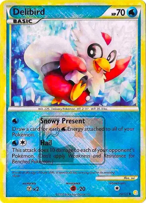 Delibird - 39/123 (League Promo) card art