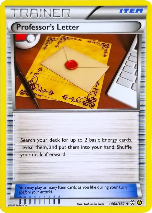 Professor's Letter card art