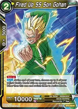 Fired Up SS Son Gohan card art