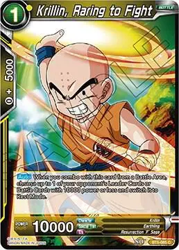 Krillin, Raring to Fight card art