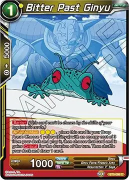 Bitter Past Ginyu card art