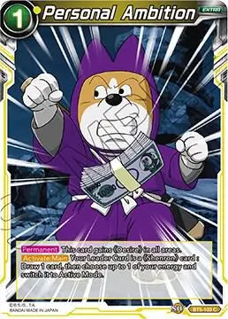 Personal Ambition card art