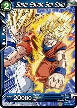 Super Saiyan Son Goku (Blue) card art