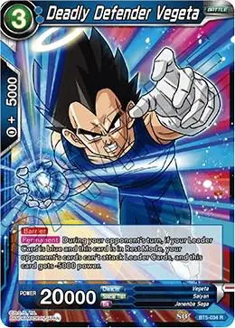 Deadly Defender Vegeta card art