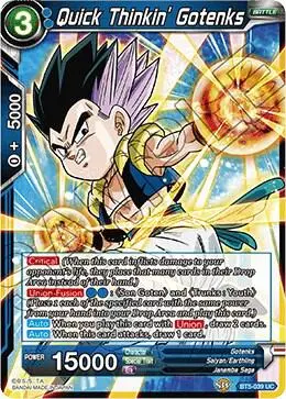 Quick Thinkin' Gotenks card art