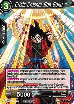 Crisis Crusher Son Goku card art