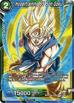 Hypertraining SS Son Goku card art