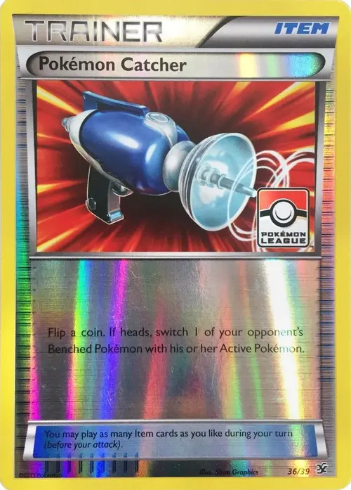 Pokemon Catcher - 36/39 (Pokemon League) card art