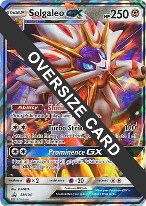 Solgaleo GX - SM104 card art