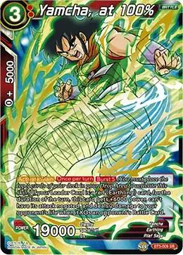 Yamcha, at 100% card art