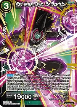Black Masked Saiyan, the Devastator card art