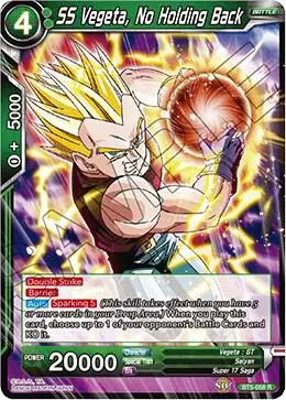 SS Vegeta, No Holding Back card art