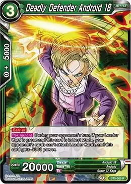 Deadly Defender Android 18 card art