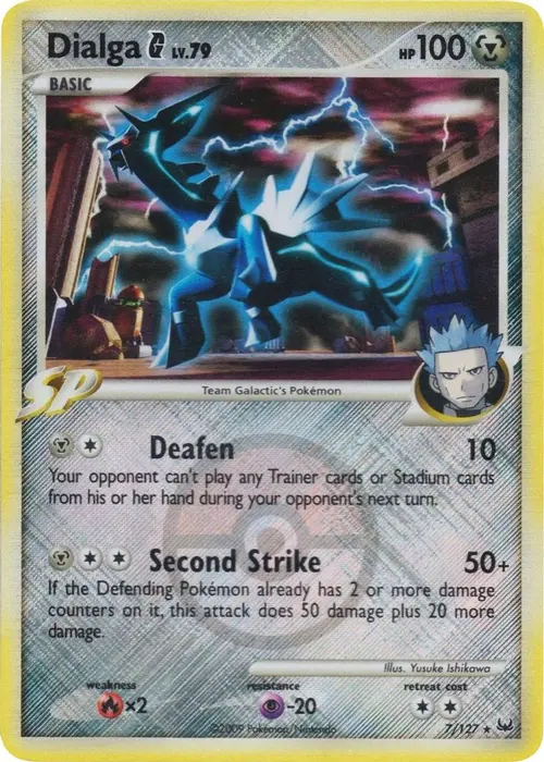 Dialga G - 7/127 (League Promo) card art