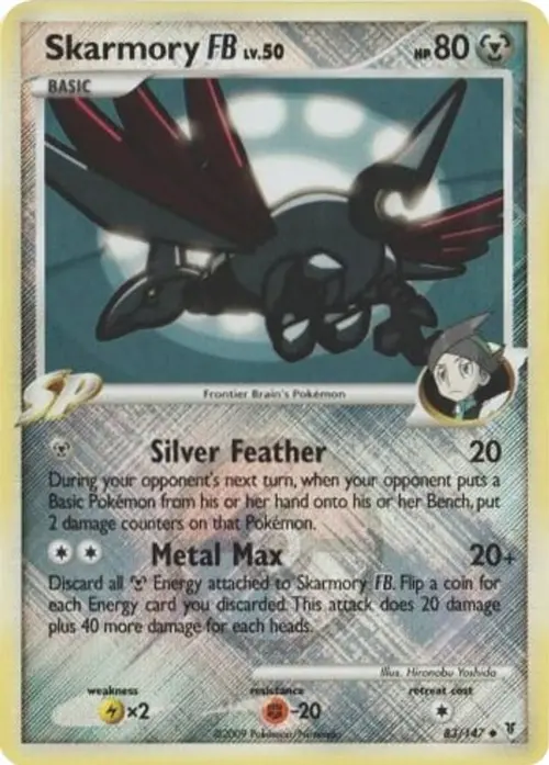 Skarmory FB - 83/147 (League Promo) card art