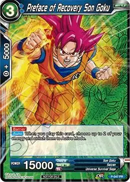Preface of Recovery Son Goku (Event Pack 2 - 2018) card art