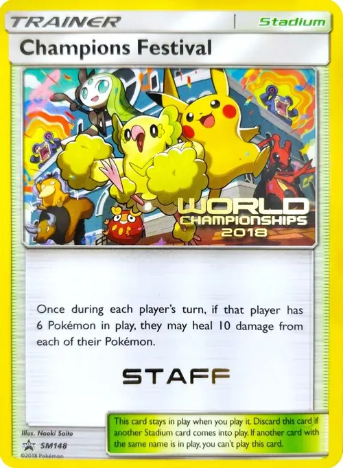 Champions Festival - SM148 (World Championships 2018) [Staff] card art
