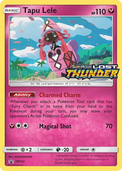 Tapu Lele - SM152 (Prerelease) card art
