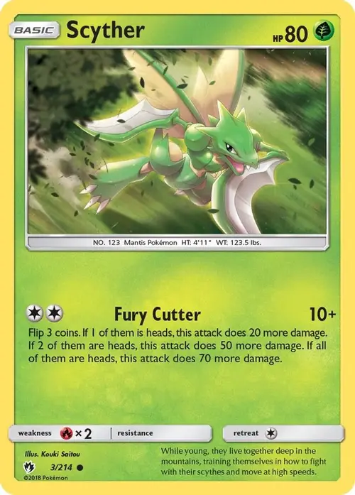 Scyther card art