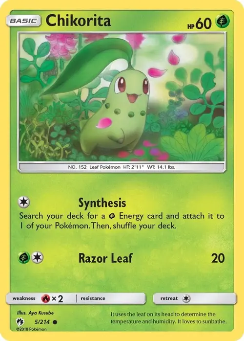 Chikorita (5) card art