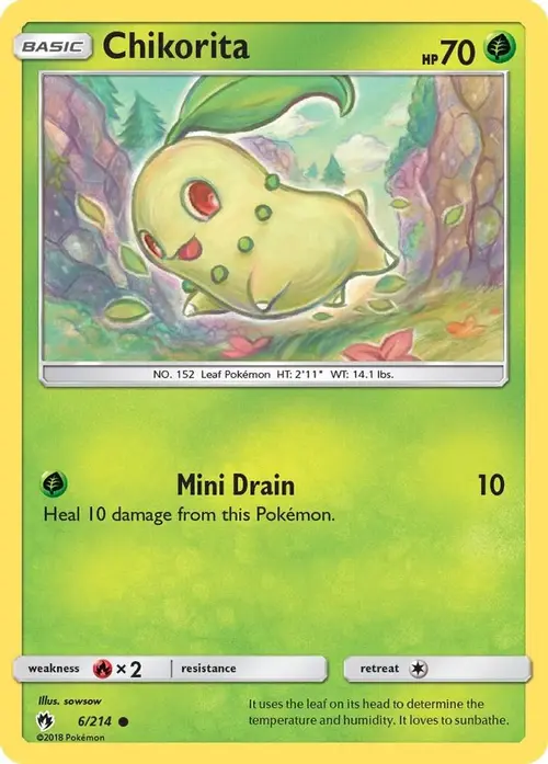 Chikorita (6) card art