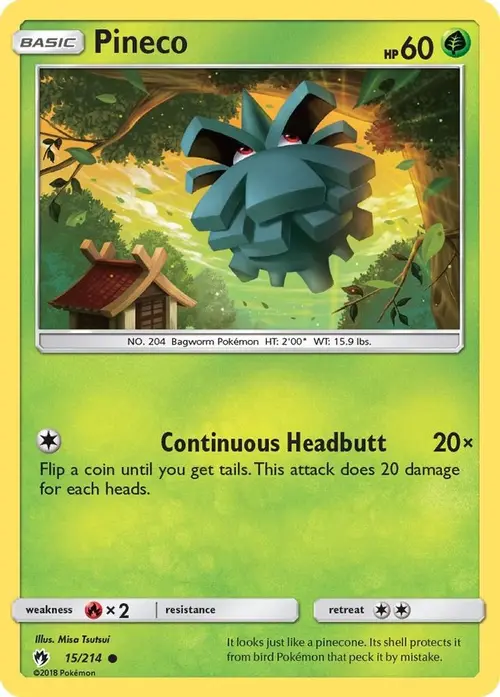 Pineco card art