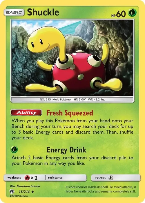 Shuckle card art