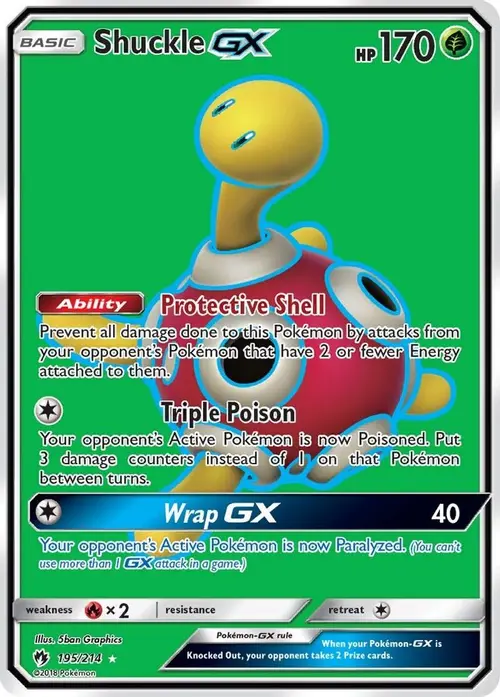 Shuckle GX (Full Art) card art