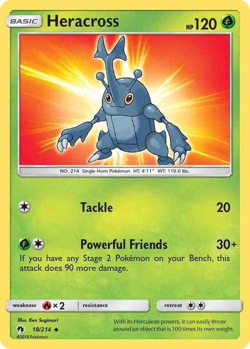 Heracross card art