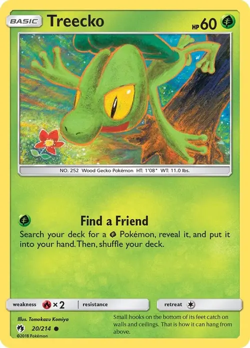 Treecko card art