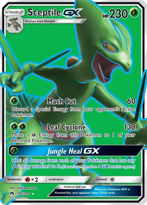 Sceptile GX (Full Art) card art