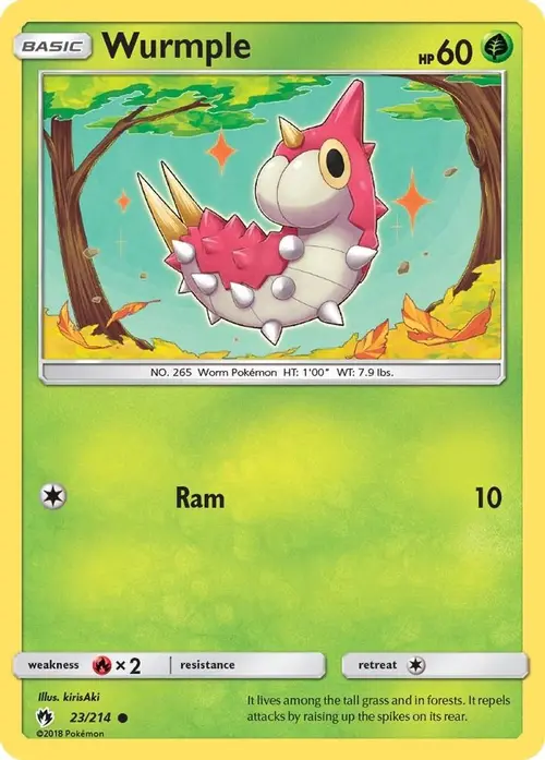 Wurmple (23) card art