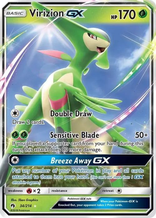 Virizion GX card art