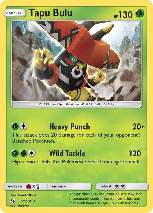 Tapu Bulu card art