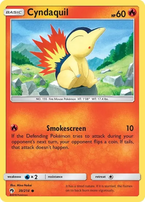 Cyndaquil (39) card art
