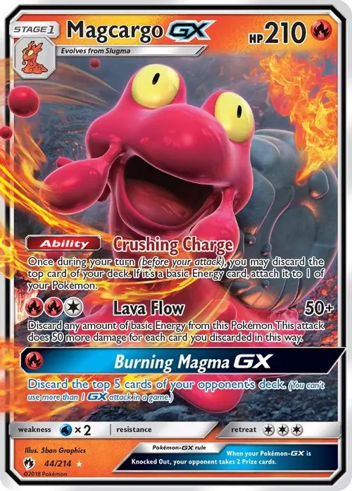 Magcargo GX card art