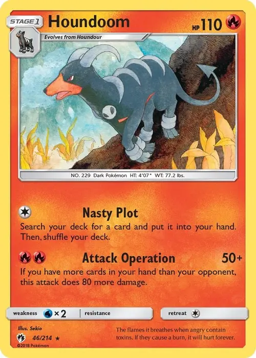 Houndoom card art