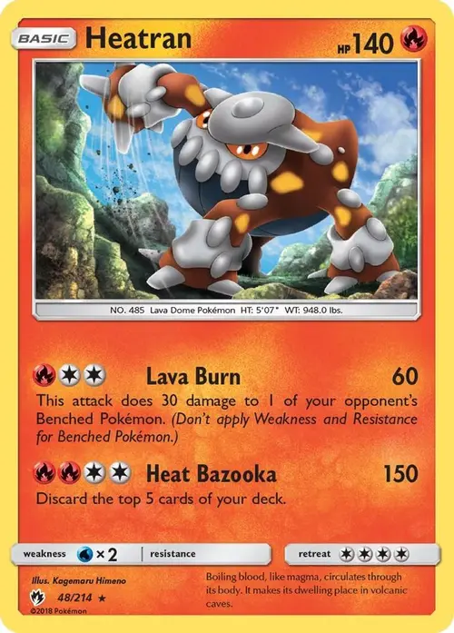 Heatran card art