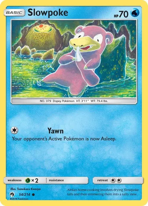 Slowpoke card art