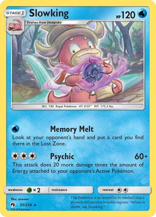 Slowking card art