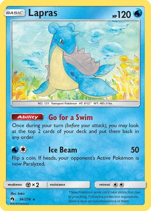 Lapras card art