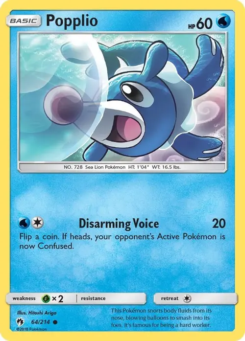 Popplio (64) card art