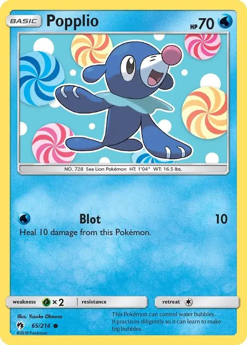 Popplio (65) card art