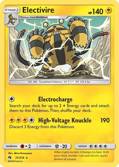 Electivire card art