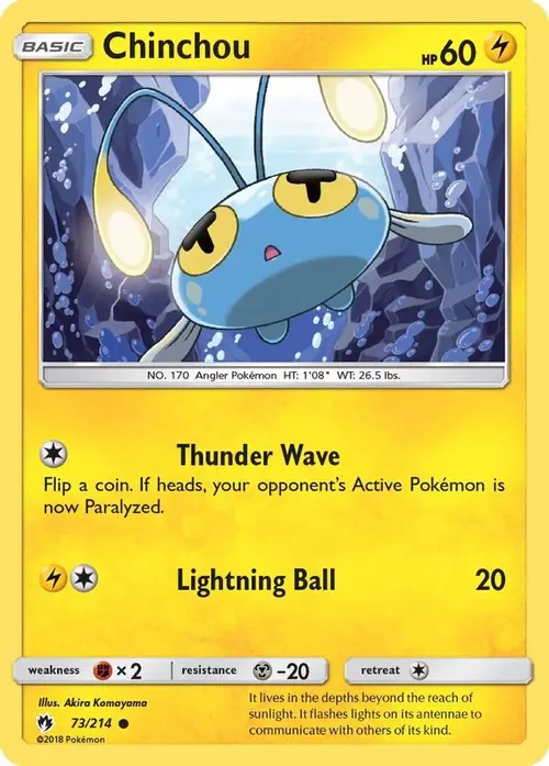 Chinchou card art