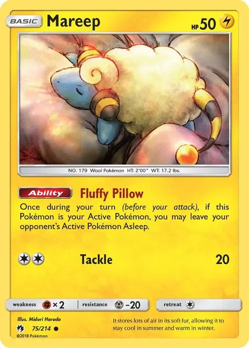 Mareep (75) card art